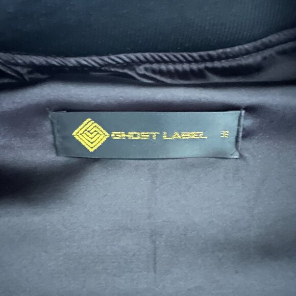 Custom Ghost Label Leather Bomber Jacket - Picture 3 of 10